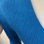 ZARA NWT  Blue Ruched Cut Out Knit Top Photo 11