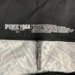 Victoria's Secret  PINK Yoga Shorts S Black White Geometric Elastic Waist Mid Rise Photo 4