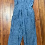 Madewell Women’s Chambray Muralist Cropped Jumpsuit. Size 0. Photo 2