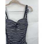 Bond Eye Australia One Piece Striped Swimsuit Women 6 Grey Beach Resortwear Gray Photo 8
