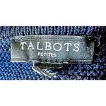 Talbots  Beaded Lobster Sweater Petite Small? Navy Beach Maine Islands Cr… Photo 10