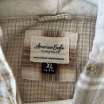 American Eagle  women’s cropped flannel  Photo 3