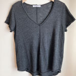 Project Social T  Grey Dark V-Neck T-Shirt Photo 0
