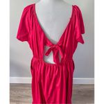 Torrid Midi Poplin Sheer Waist Dress in Cherries Jubilee Photo 10