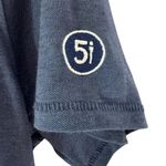 Travis Mathew Featherweight Polo Five Iron Golf Logo Blue Size M Photo 6