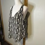 Rory Beca  black & cream geometric print tank top size M Photo 3