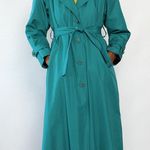 London Fog Flannel Lined Trench size 8 reg Photo 0