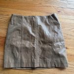 Free People  brown leather mini skirt 2 Photo 5