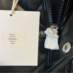 Pistola Callista Puffer Jacket w/ Removable Sleeves Black Faux Leather Sz XL NWT Photo 9