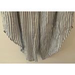 Japna  Blue White Striped Tube Top Strapless Capri Pantsuit Women's Sz XS​ Photo 10