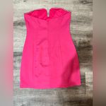 Lulus Glamorous Times Hot Pink Bodycon Strapless Mini Dress Photo 3