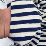 See By Chloe  Size 4 Shift Dress Striped Blue White Ruffle Front Nautical Women’s Photo 11