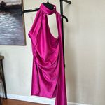 House Of CB ‎ 'Aida' hot Pink Satin Mini Dress NWOT Size M Photo 3