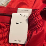 Nike  Women's Red Drawstring Pull on Basketball Shorts Size Small Loose Fit New Photo 4