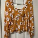 Altar'd State Altar’d State Flower Blouse Long Sleeve size‎ small Photo 0
