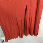 Maeve  Anthropologie Desert Embroidered Jumpsuit Women's 2 Orange Wide Leg Crop Photo 11