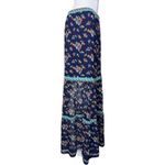 Sophie Max  Skirt Womens Medium Skirt Blue Pink‎ Floral Tiered Peasant Skirt Boho Photo 1