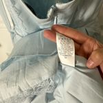 House Of CB  Harriet Bluebell Cotton Halter Mini Dress S Photo 12