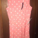 Madison Leigh Pink Polka Dotted Dress Photo 0