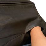 Vintage Y2K Tibor Classic soft Black Leather Jacket zip up pockets Size L Photo 6