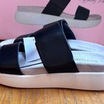 Kensie womens Jipsy adjustable slip on slides sandals black 6. Photo 1