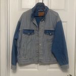 Levi's Levi’s Denim Jacket XL Two Tone Blue Jacket 90s Trucker Style Cotton Photo 3
