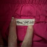 New In Neon Pink High Rise Smocked Ruche Elastic Waist Joggers Sz Large Photo 4