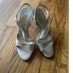 Anne Klein Gold Slingback Heels | Low Heel Dress Shoes | Women’s Photo 4