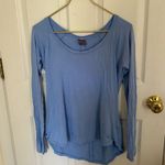 Calia by Carrie Celia blue medium athletic li by sleeve top Photo 2