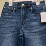 sts blue  Denim Jeans 24 Scarlett Kick Flare High Rise Distressed Raw Hem 2-tone Photo 2