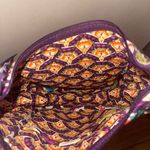 Vera Bradley  Purple Floral Shoulder Bag crossbody purse plum crazy Photo 4