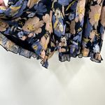 Dress Forum  Multi Colored Floral Ruffle Cold Shoulder Romper Size Small Photo 1