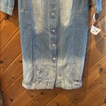 Especially yours studded pearl accent denim duster NWT Blue Size M Photo 5