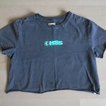 HSS Huntington Surf and Sport Crop Top Tee Black Size L Photo 0