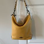 Coach  Mustard Yellow Leather Shoulder Bag Photo 2