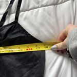 Lands' End Vintage Y2K Womens Large Brat Tank Top Cami Black Lace Fairy 100% Silk Babydoll Photo 3