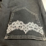 Stizzoli Jeans Dark Wash White Stitching Embroidered Pockets Italy Gray Size 32 Photo 3