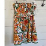 Joie  Strapless belted mini dress w/ tiered‎ skirt 14 - NWT Photo 12