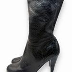 Cole Haan CH Leather Black High Heel Boots Women's Size 8.5 B Good Condition Photo 0