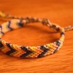 Handmade 10/$25 Navy Gold Woven Bracelet Photo 0