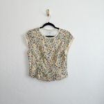 Reformation  | NWOT Valetta Floral Two-Piece Mini Skirt & Top Set, Yasmeen Yellow Photo 5