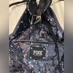 PINK - Victoria's Secret  Navy Sequin Backpack Photo 2