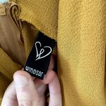 Windsor yellow v-neck plunge dress miniskirt bow detail summer sundress party Photo 1