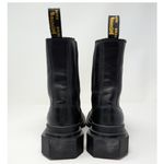 Dr. Martens Maybole Chelsea Boots Black Leather Platform Square Toe US 6 Photo 8