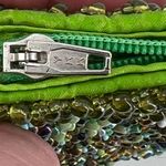 Vintage heavily beaded handbag cocktail wedding evening‎ party stunning Green Photo 2