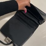 Hartmann vintage leather purse, black, toggle flap closure, EUC Black Photo 6