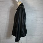 Reilly Olmes Black Leather Women’s Jacket Size Medium R & O (READ) Photo 2