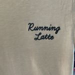 VICI Lulu Simon Studio "Running‎ Latte" Tee | Tan & Black | Size S Photo 1