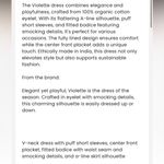 Amour Vert  Violette Organic Cotton Eyelet Dress - White Photo 4