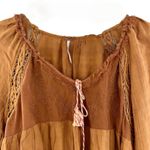 Free People  Boho White Lies Top M Photo 7